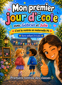 Picture of Mon premier jour d'école C'est la rentrée des classes en maternelle PS Gabriel et Julie