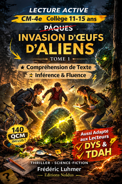 Picture of Compréhension de Texte Inférence Fluence Thriller Science-Fiction 140 QCM
