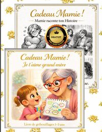 Picture of Mamie raconte ton histoire Cadeau grand-mère livre de gribouillages par ta petite-fille 1 2 3 ans