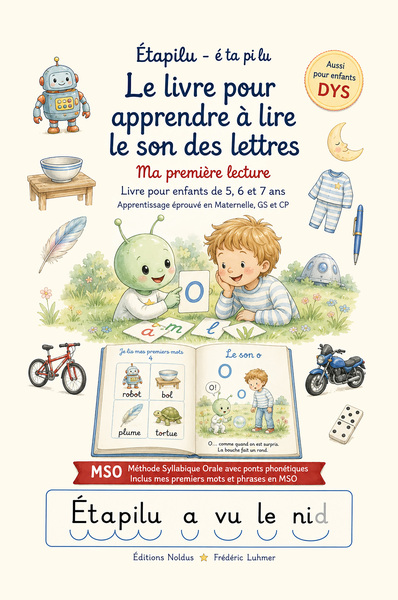 Picture of Le livre pour apprendre à lire le son des lettres Etapilu T1 Ma première lecture livre enfant