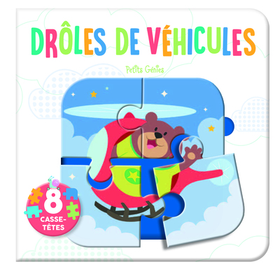 Picture of Mon livre puzzle Drôles de véhicules