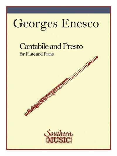 Picture of GEORGES ENESCO  : CANTABILE AND (ET) PRESTO :  FLUTE TRAVERSIERE ET PIANO