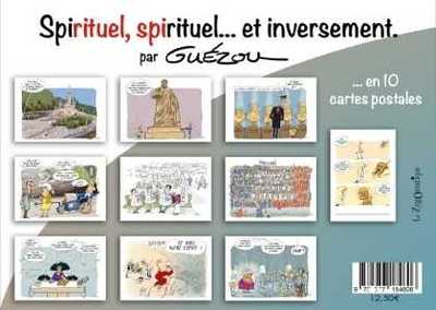 Picture of 10 cartes postales en pochette : Spirituel, spirituel... et inversement