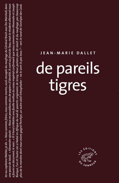 Picture of De pareils tigres
