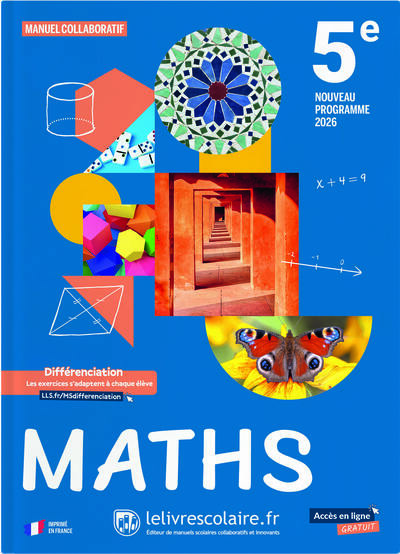 Picture of Mathématiques 5e 2026 - manuel