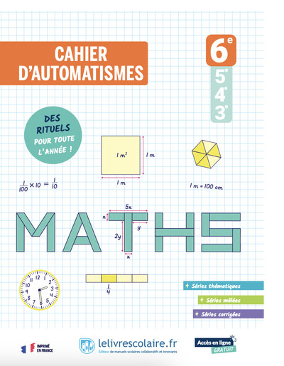 Picture of Mathématiques 6e 2026 - cahier d'automatismes