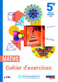 Picture of Mathématiques 5e 2026 - cahier