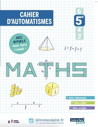 Picture of Mathématiques 5e 2026 - cahier d'automatismes