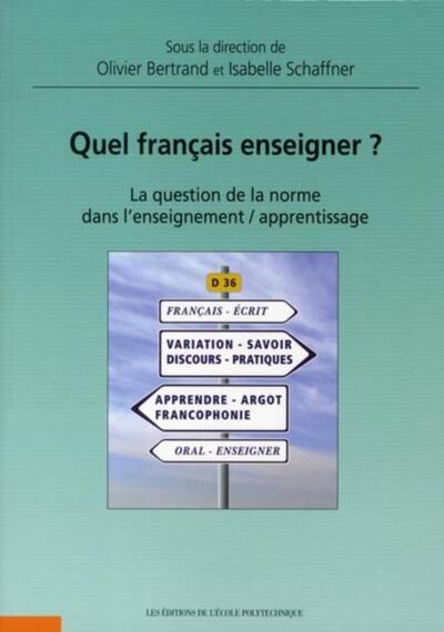 Picture of Quel français enseigner ?