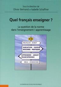 Picture of Quel français enseigner ?