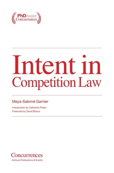 Image de Intent in Competition Law
