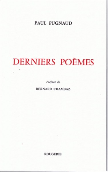 Picture of DERNIERS POEMES