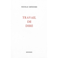 Picture of Travail de dire