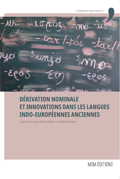 Picture of Dérivation nominale et innovations dans les langues indo-européennes anciennes