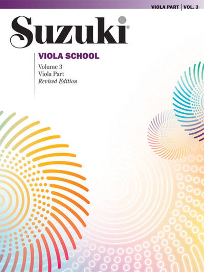Picture of SHINICHI SUZUKI : SUZUKI VIOLA SCHOOL 3 - ALTO