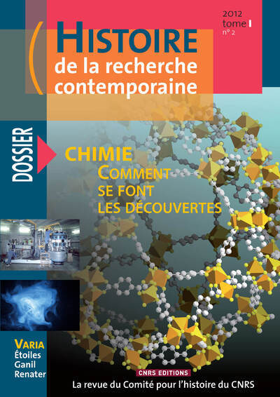 Picture of Histoire de la recherche contemporaine 2012T2