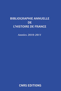 Picture of Bibliographie annuelle de l'histoire de France n°