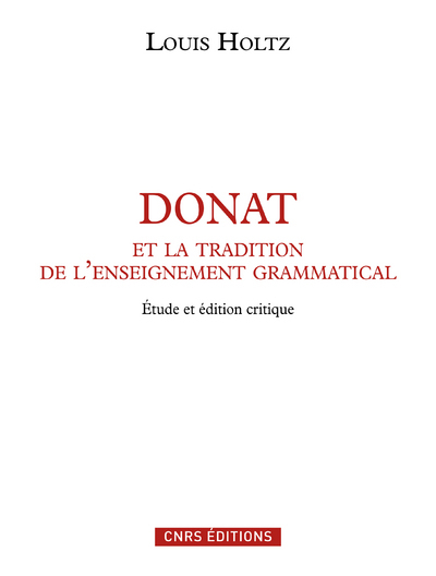 Picture of Donat et la tradition de l'enseignement grammatical