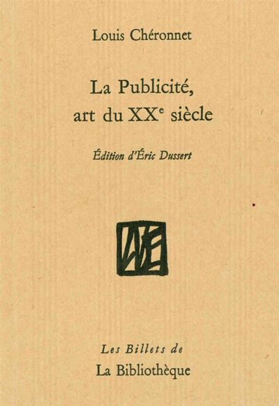 Image de La Publicité, art du XXe siècle