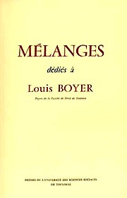 Picture of melanges dedies a louis boyer