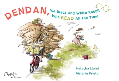 Image de Dendan, the Black and White Rabbit Who READ All the Time