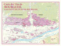 Image de CARTE DES VINS DE BOURGUEIL ET ST NICOLAS DE BOURGUEIL