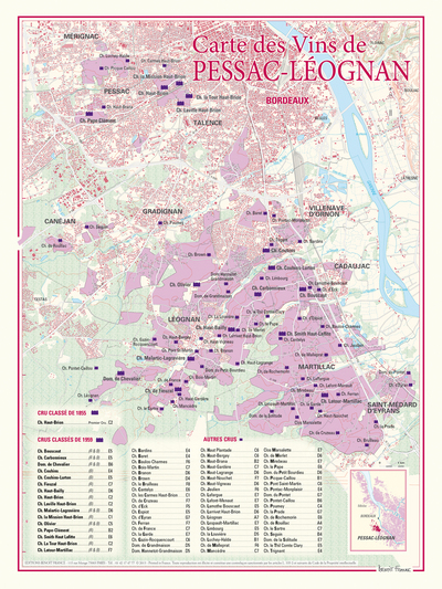 Image de CARTE DES VINS DE PESSAC-LEOGNAN