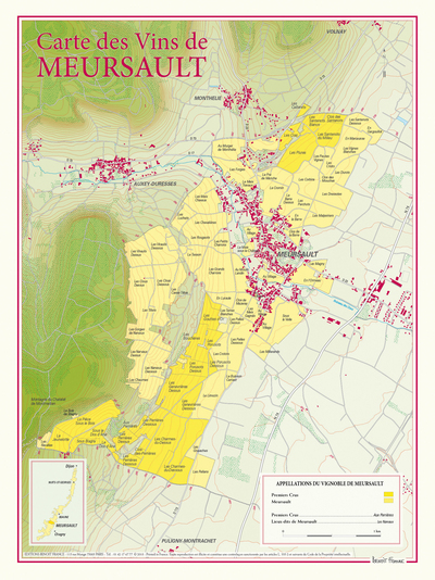 Image de CARTE DES VINS DE MEURSAULT