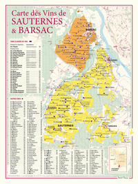 Image de CARTE DES VINS DE SAUTERNES ET BARSAC