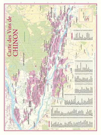 Image de CARTE DES VINS DE CHINON