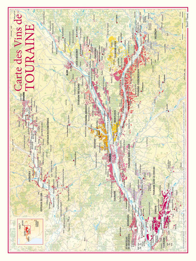 Image de CARTE DES VINS DE TOURAINE