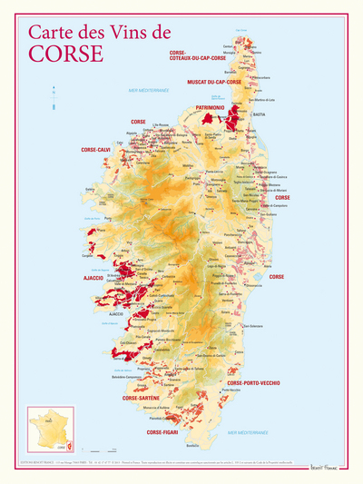 Image de CARTE DES VINS DE CORSE