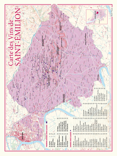 Image de CARTE DES VINS DE SAINT-EMILION