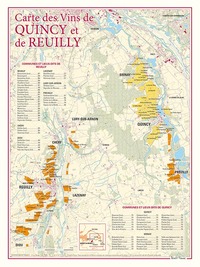 Image de CARTE DES VINS DE QUINCY ET DE REUILLY