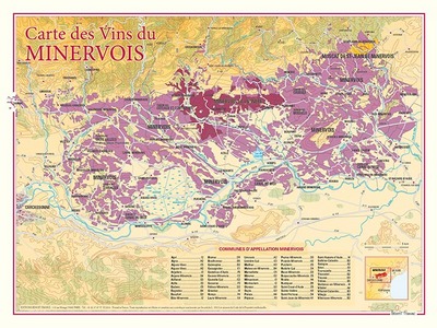Image de CARTE DES VINS DU MINERVOIS