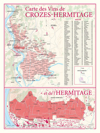 Image de CARTE DES VINS DE CROZES-HERMITAGE