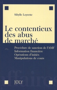 Image de le contentieux des abus de marché