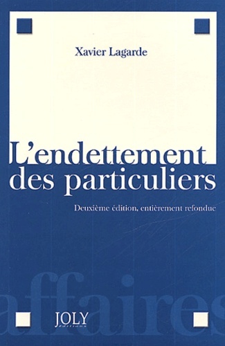 Picture of l'endettement des particuliers - 2ème édition