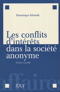 Picture of les conflits d'intérêts dans la société anonyme - 2ème édition