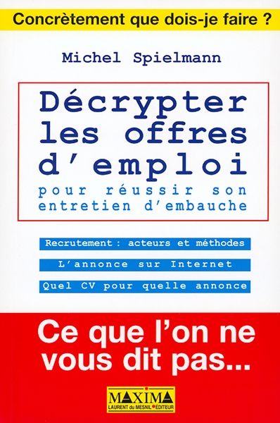 Image de Decrypter les offres d'emploi pour réussir son entretien d'embauche