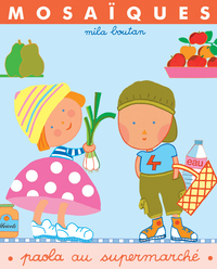 Image de Paola au supermarché - Gommettes