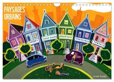 Picture of PAYSAGES URBAINS (Calendrier mural 2025 DIN A4 vertical), CALVENDO calendrier mensuel