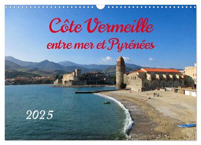 Picture of Côte Vermeille entre mer et Pyrénées (Calendrier mural 2025 DIN A3 vertical), CALVENDO calendrier mensuel