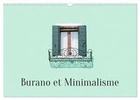 Image de Burano et Minimalisme (Calendrier mural 2025 DIN A3 vertical), CALVENDO calendrier mensuel