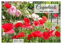 Image de Coquelicots dans mon jardin (Calendrier mural 2025 DIN A4 vertical), CALVENDO calendrier mensuel