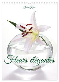 Image de Fleurs élégantes (Calendrier mural 2025 DIN A3 horizontal), CALVENDO calendrier mensuel