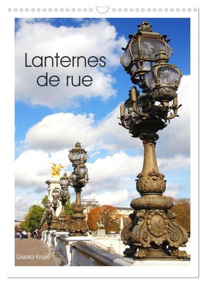 Image de Lanternes de rue (Calendrier mural 2025 DIN A3 horizontal), CALVENDO calendrier mensuel