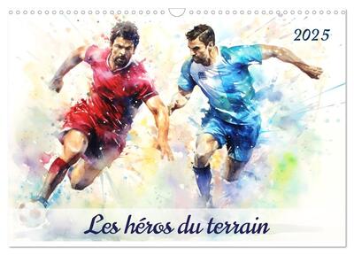 Image de Les héros du terrain (Calendrier mural 2025 DIN A3 vertical), CALVENDO calendrier mensuel