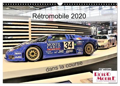 Picture of Rétromobile 2020 dans la course (Calendrier mural 2025 DIN A3 vertical), CALVENDO calendrier mensuel