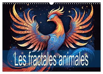 Picture of Les fractales animales (Calendrier mural 2025 DIN A3 vertical), CALVENDO calendrier mensuel
